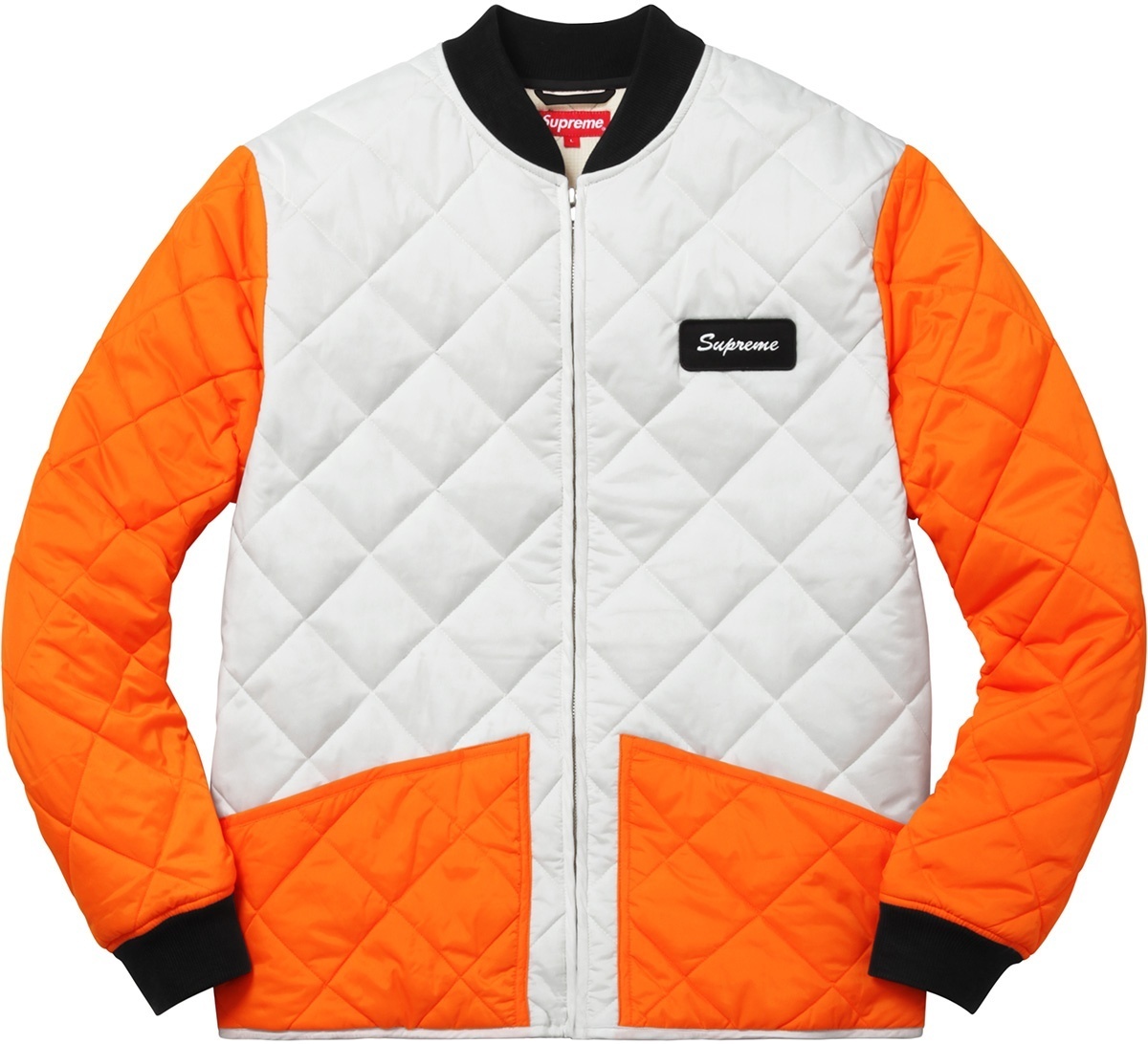 Color Blocked Quilted Jacket view 6
